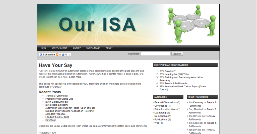 Our ISA