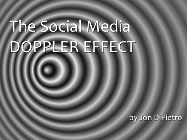 The Social Media Doppler Effect